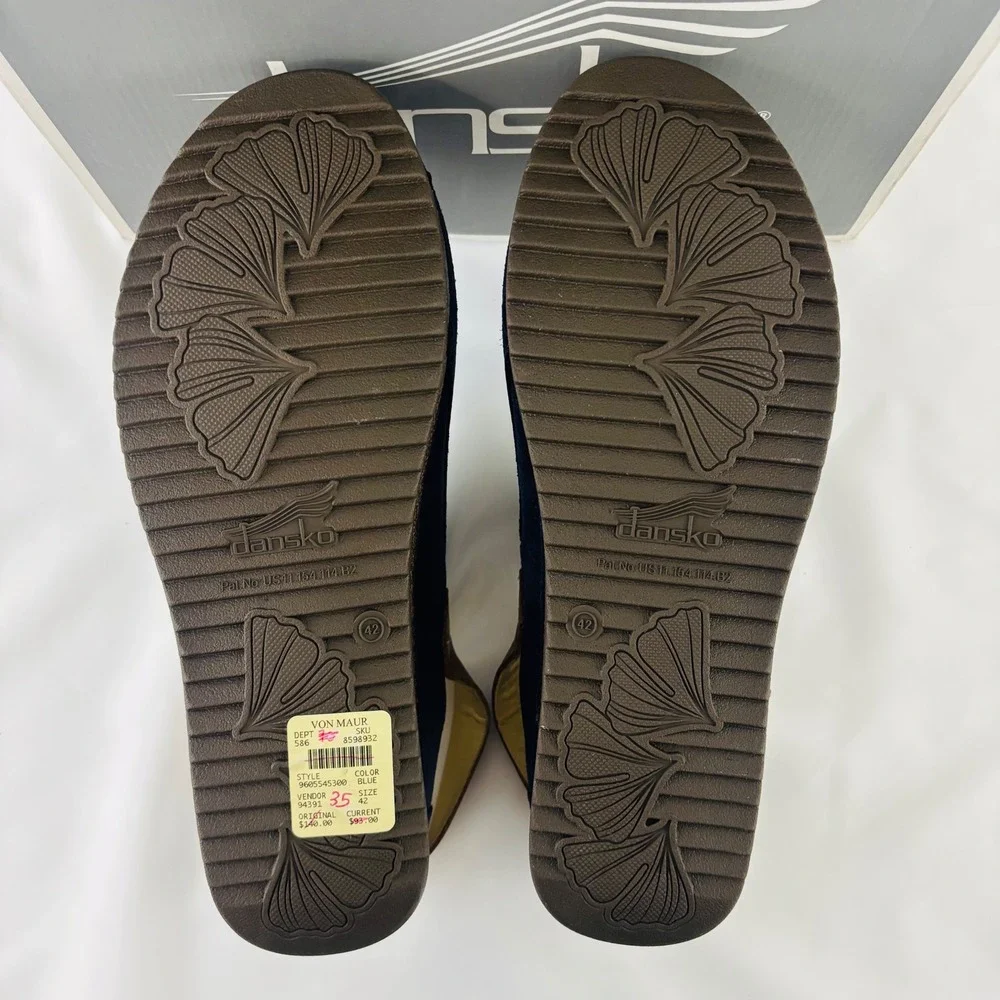 New Dansko Merrin Blue Slingback Mule Comfort Shoes Women's Size 42 | 11.5 - Picture 7 of 10
